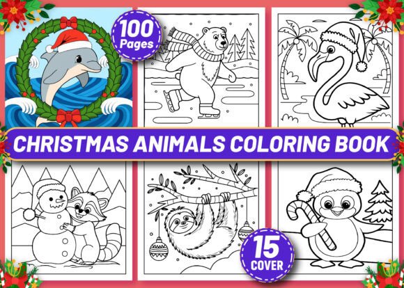100 CHRISTMAS COLORING BOOK for KIDS: A Creative and Practical Resource for Parents and Creators