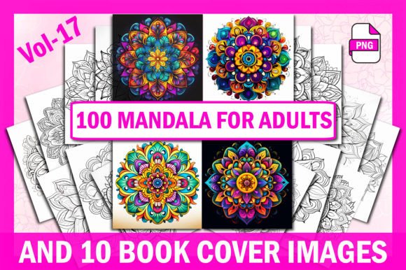100 Mandala Coloring Pages Vol-17