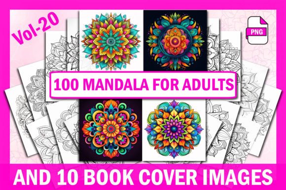 100 Mandala Coloring Pages Vol-20