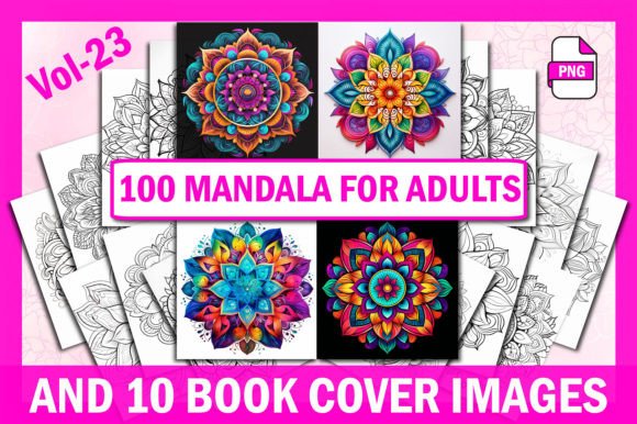 100 Mandala Coloring Pages Vol-23: A Creative Journey for Adults