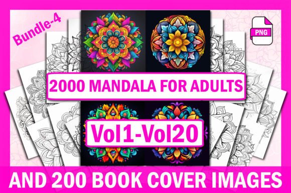 2000 Mandala Coloring Pages Bundle-4