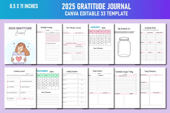 2025 Gratitude Journal Canva KDP: A Comprehensive Guide to Enhancing Your Daily Practice