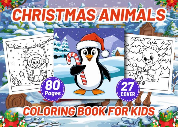 80 CHRISTMAS COLORING BOOK for KIDS: A Creative and Practical Resource for Parents and Creators