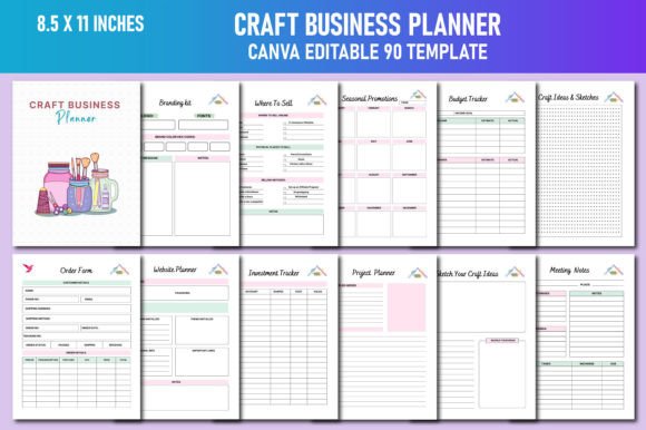 Craft Business Planner Canva KDP: A Comprehensive Overview