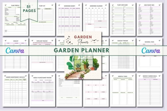 Garden Planner Canva KDP: A Comprehensive Tool for Organizing Your Green Space