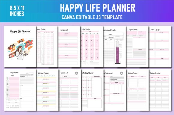 Happy Life Planner Canva KDP: A Comprehensive Guide to Organizing Your Life