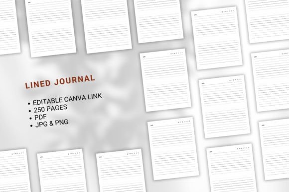 Lined Page Journal Canva KDP: A Comprehensive Guide to Customizable and Professional-Looking Journals