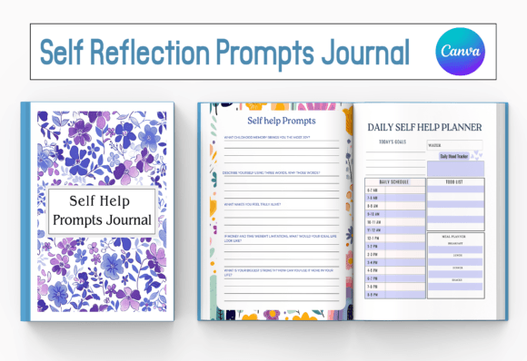Self Help Prompts Journal Canva Template: A Powerful Tool for Personal Growth