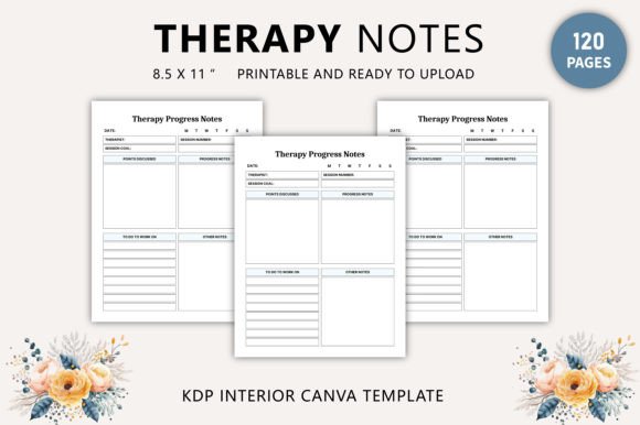 Therapy Notes Canva Template: A Modern Solution for Mental Health Professionals